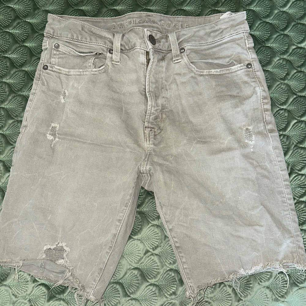 American Eagle Distressed Jean Shorts